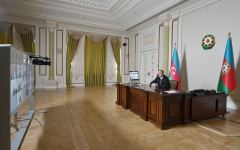 Состоялась видеоконференция между Президентом Ильхамом Алиевым и новым вице-президентом и другими представителями Всемирного банка (ФОТО)