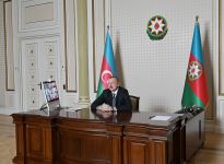 Состоялась видеоконференция между Президентом Ильхамом Алиевым и новым вице-президентом и другими представителями Всемирного банка (ФОТО)