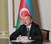 Состоялась видеоконференция между Президентом Ильхамом Алиевым и новым вице-президентом и другими представителями Всемирного банка (ФОТО)