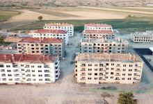 Azerbaijani president views construction of residential block built for IDPs in Samukh district (PHOTO)