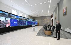 President Ilham Aliyev attends ceremony of launching “Azerbaijan” Thermal Power Station in Mingachevir after major overhaul (PHOTO)
