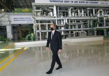 President Ilham Aliyev attends ceremony of launching “Azerbaijan” Thermal Power Station in Mingachevir after major overhaul (PHOTO)