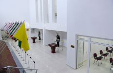 Azerbaijani president inaugurates State Symbols Museum in Mingachevir (PHOTO)