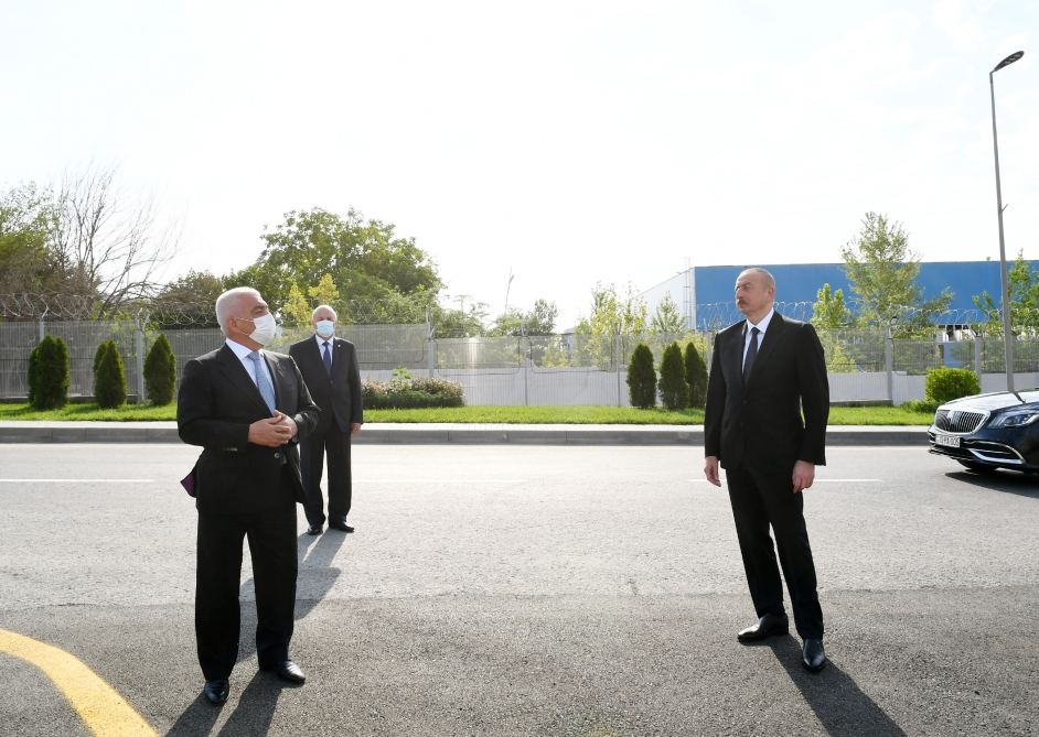 President Ilham Aliyev attends ceremony of launching “Azerbaijan” Thermal Power Station in Mingachevir after major overhaul (PHOTO)