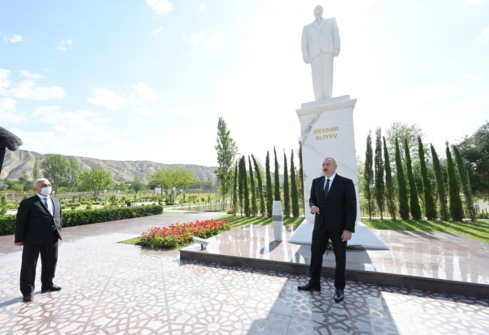President Ilham Aliyev attends ceremony of launching “Azerbaijan” Thermal Power Station in Mingachevir after major overhaul (PHOTO)