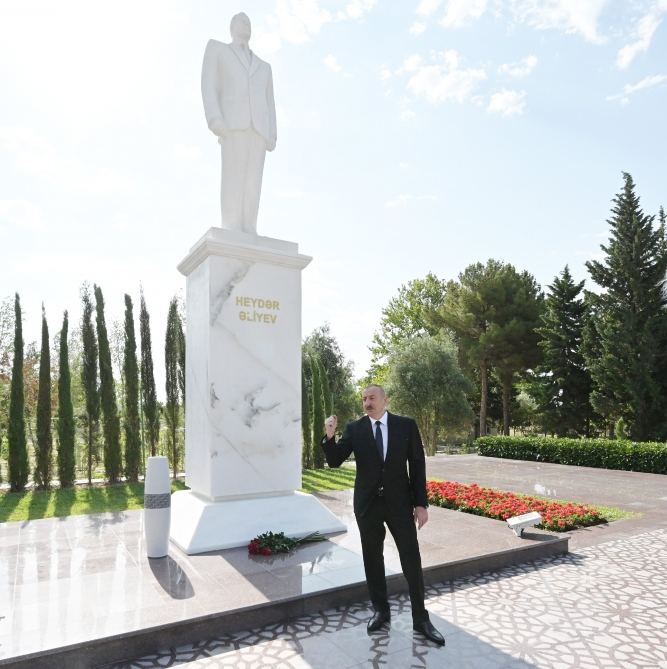 President Ilham Aliyev attends ceremony of launching “Azerbaijan” Thermal Power Station in Mingachevir after major overhaul (PHOTO)