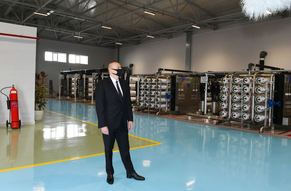 President Ilham Aliyev attends ceremony of launching “Azerbaijan” Thermal Power Station in Mingachevir after major overhaul (PHOTO)