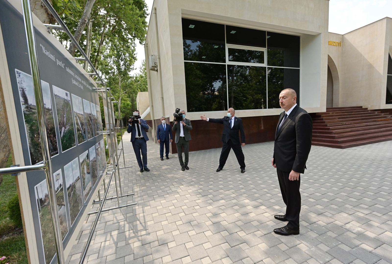 Azerbaijani president inaugurates State Symbols Museum in Mingachevir (PHOTO)