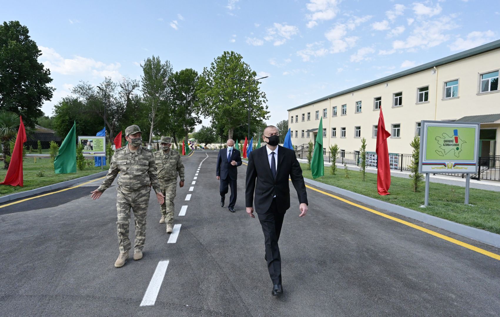 Президент Ильхам Алиев принял участие в открытии Н-ской воинской части министерства обороны (ФОТО/ВИДЕО)