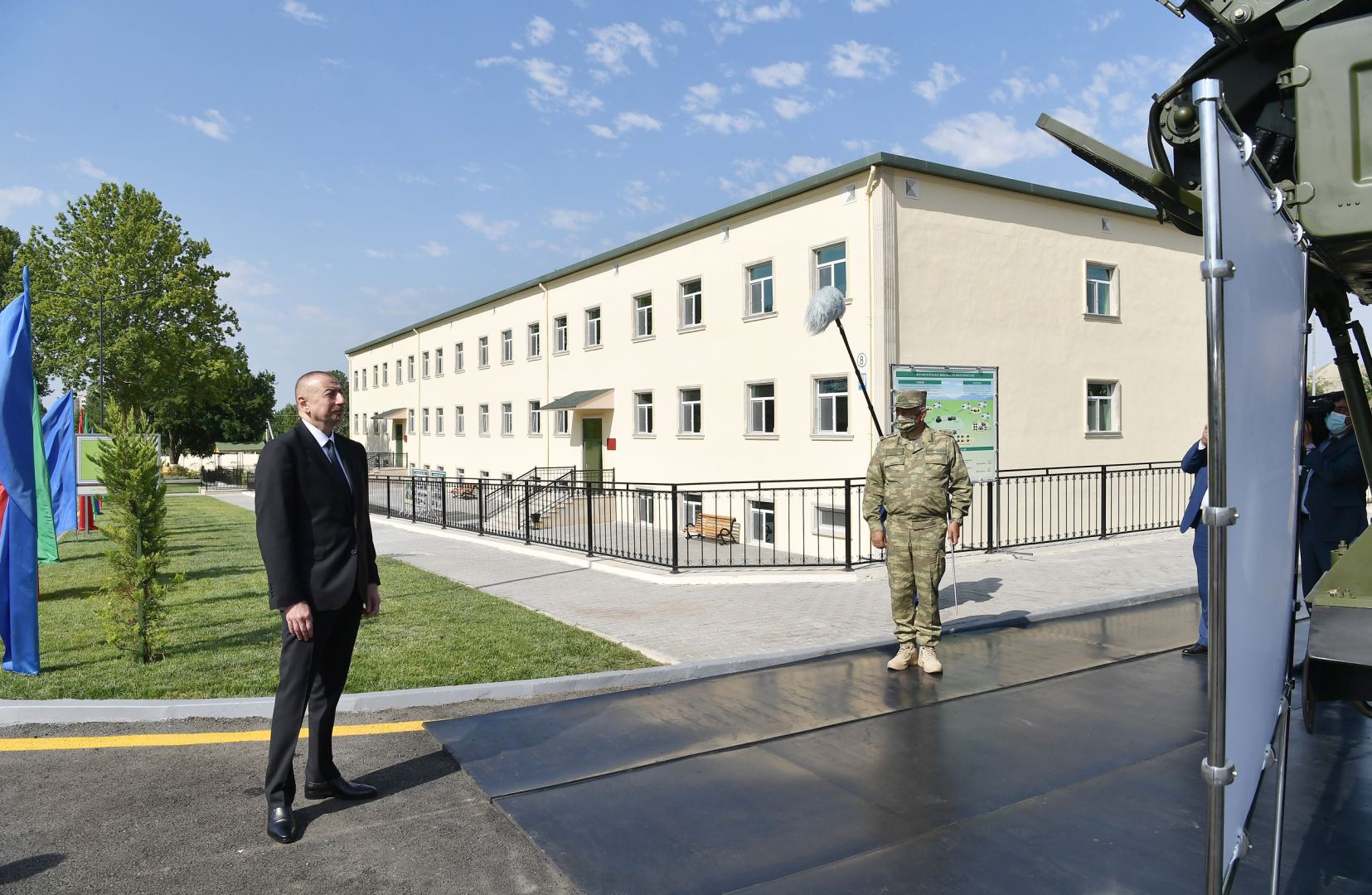 Президент Ильхам Алиев принял участие в открытии Н-ской воинской части министерства обороны (ФОТО/ВИДЕО)