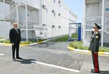 Президент Ильхам Алиев и Первая леди Мехрибан Алиева приняли участие в открытии модульного госпиталя для лечения больных коронавирусом в Баку (ФОТО/ВИДЕО)