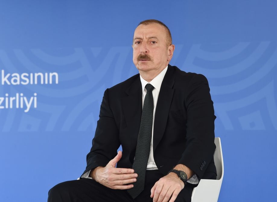 Президент Ильхам Алиев и Первая леди Мехрибан Алиева приняли участие в открытии модульного госпиталя для лечения больных коронавирусом в Баку (ФОТО/ВИДЕО)