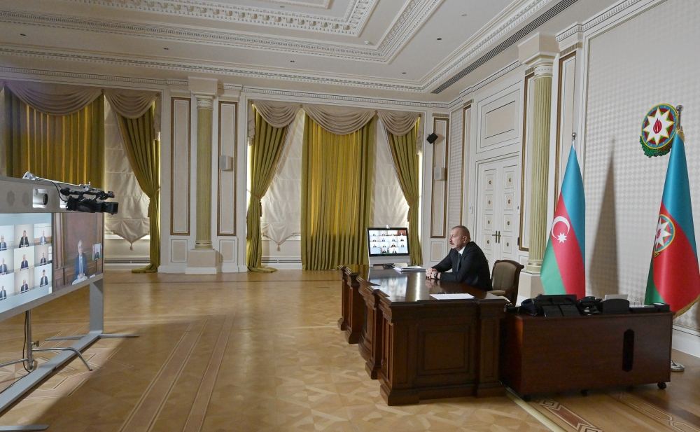 При Президенте Ильхаме Алиеве состоялось совещание в видеоформате, посвященное состоянию водного хозяйства (ФОТО/ВИДЕО)