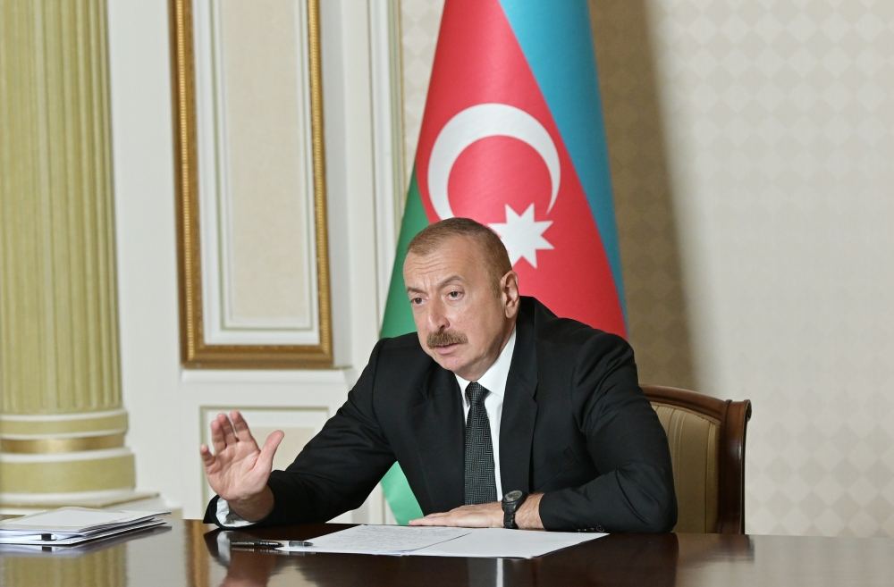 При Президенте Ильхаме Алиеве состоялось совещание в видеоформате, посвященное состоянию водного хозяйства (ФОТО/ВИДЕО)