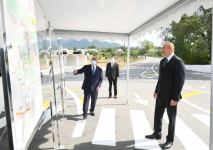 Президент Ильхам Алиев принял участие в открытии автодороги Муганлы-Исмаиллы-Тезекенд-Агбулаг-Гошакенд после реконструкции (ФОТО)