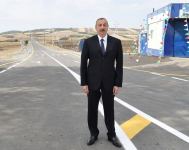 Президент Ильхам Алиев принял участие в открытии автодороги Муганлы-Исмаиллы-Тезекенд-Агбулаг-Гошакенд после реконструкции (ФОТО)