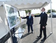 Президент Ильхам Алиев ознакомился с проектом реконструкции участка автодороги Баку-Шамахы- Муганлы-Исмаиллы-Габала (ФОТО)