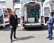По поручению Президента Ильхама Алиева в Азербайджан доставлены новые автомобили скорой медицинской помощи (ФОТО)