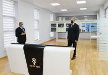 Президент Ильхам Алиев принял участие в мероприятии по сдаче в эксплуатацию  Балакенского центра автоматического управления и контроля ОАО "Азеришыг" (ФОТО)