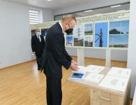 Президент Ильхам Алиев принял участие в мероприятии по сдаче в эксплуатацию  Балакенского центра автоматического управления и контроля ОАО "Азеришыг" (ФОТО)