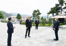 Президент Ильхам Алиев принял участие в открытии Балакенского регионального центра ASAN xidmət (ФОТО)