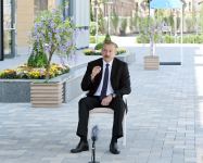 Президент Ильхам Алиев принял участие в открытии Балакенского регионального центра ASAN xidmət (ФОТО)