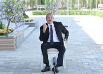 Президент Ильхам Алиев принял участие в открытии Балакенского регионального центра ASAN xidmət (ФОТО)