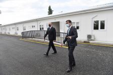 Президент Ильхам Алиев ознакомился с условиями, созданными в больнице модульного типа в Габале (ФОТО)