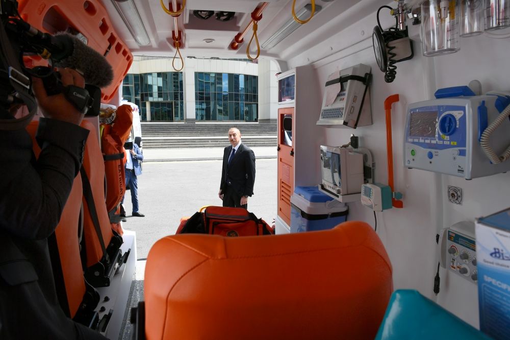 По поручению Президента Ильхама Алиева в Азербайджан доставлены новые автомобили скорой медицинской помощи (ФОТО)