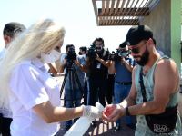 Первый день пляжного сезона на Абшероне - ФОТОРЕПОРТАЖ