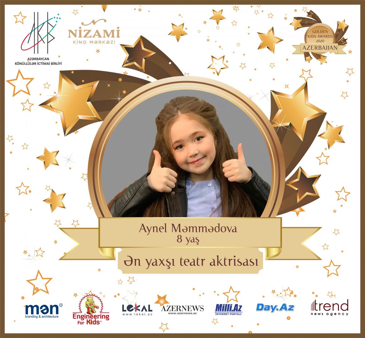 Церемония награждения Azerbaijan Golden Kids Awards 2020 пройдет в онлайн-формате (ФОТО)