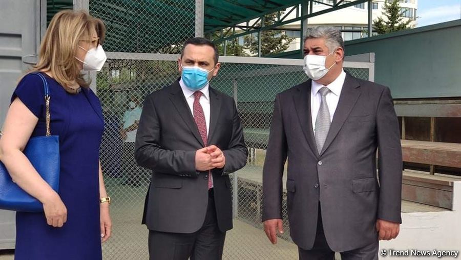 В пригороде Баку сдана в эксплуатацию больница модульного типа со спецгенератором кислорода (ФОТО)