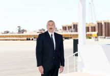 Президент Ильхам Алиев принял участие в церемонии отправки в море опорного блока месторождения «Карабах» (ФОТО/ВИДЕО)