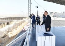 Президент Ильхам Алиев ознакомился со строительством 330/220/110-киловольтной электроподстанции «Гобу» (ФОТО)