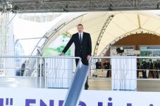Президент Ильхам Алиев ознакомился со строительством 330/220/110-киловольтной электроподстанции «Гобу» (ФОТО)