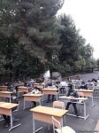 В Агсу прошел школьный экзамен под открытым небом (ФОТО)