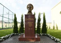 Президент Ильхам Алиев принял участие в открытии школы номер 154 в поселке Амирджан (ФОТО)