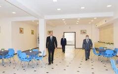Президент Ильхам Алиев принял участие в открытии школы номер 154 в поселке Амирджан (ФОТО)