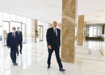 Президент Ильхам Алиев принял участие в открытии Центра профессионального образования в Сумгайыте (ФОТО)