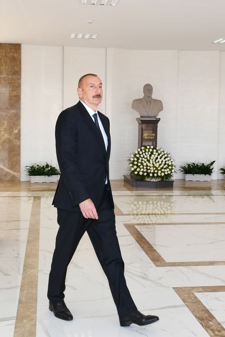 Президент Ильхам Алиев принял участие в открытии Центра профессионального образования в Сумгайыте (ФОТО)