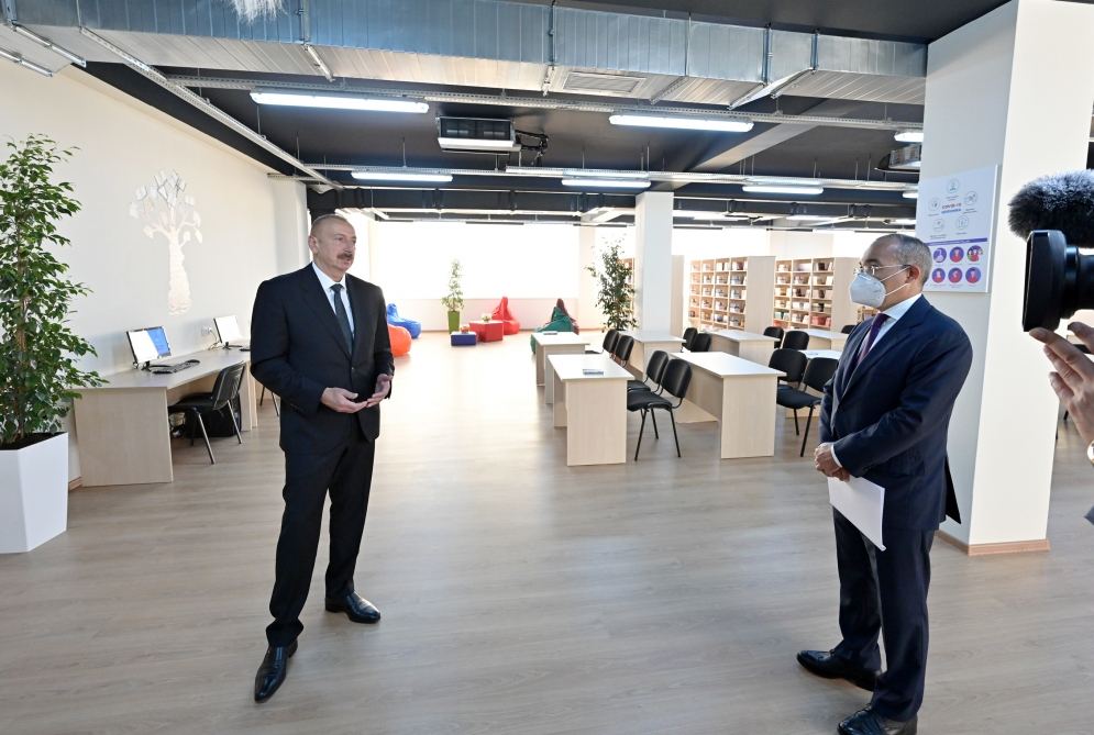 Президент Ильхам Алиев принял участие в открытии Центра профессионального образования в Сумгайыте (ФОТО)