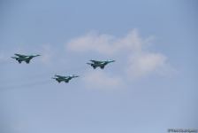 ВВС Азербайджана и Турции совершили совместные полеты в небе над Гянджой (ФОТО)