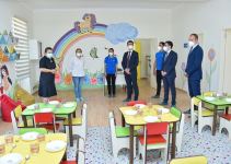 В Хазарском районе Баку состоялось открытие детсадов, построенных Фондом Гейдара Алиева (ФОТО)