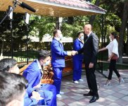 Президент Ильхам Алиев и Первая леди Мехрибан Алиева встретились с ранеными военнослужащими, лечащимися в Центральном военном клиническом госпитале минобороны (ФОТО)