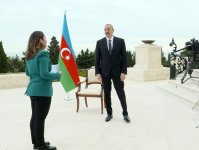 Chronicles of Victory (October 2, 2020): President Ilham Aliyev interviewed by Al Jazeera TV (PHOTO/VIDEO)