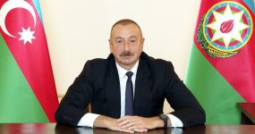 Президент Азербайджана Ильхам Алиев обратился к народу (ФОТО/ВИДЕО)