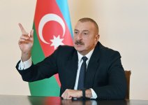 Президент Азербайджана Ильхам Алиев обратился к народу (ФОТО/ВИДЕО)