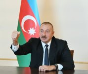 Президент Азербайджана Ильхам Алиев обратился к народу (ФОТО/ВИДЕО)