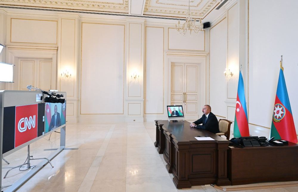 Интервью Президента Ильхама Алиева транслировалось в передаче «The Connect World» телеканала CNN International (ФОТО/ВИДЕО)