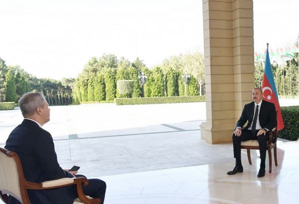 President Ilham Aliyev interviewed by Russian RBC TV channel (PHOTO/VIDEO)